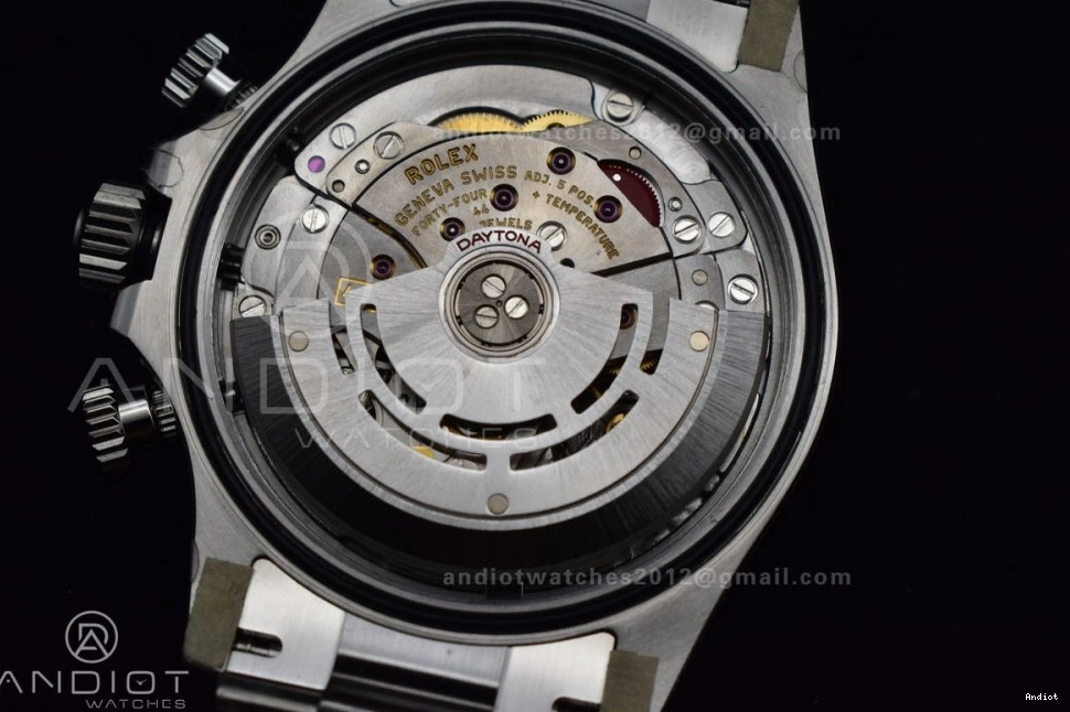 Daytona Dial Edition Clean SS Black 116520 SA4130 904L V2 and Bracelet Case 1:1 Best 0417